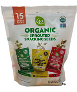 Go Ram Organic Sprouted Snacking Seeds 15/.75 Oz Net 11.25 Oz - $32.47 CAD