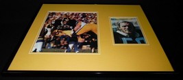 Jack Lambert 16x20 Framed ORIGINAL 1980 Topps Jumbo Card &amp; Photo Set Steelers - £62.31 GBP