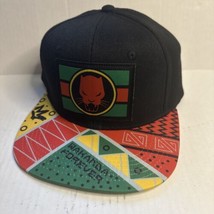 Marvel Black Panther Wakanda Forever Snapback Hat OSFM NWT - £11.71 GBP