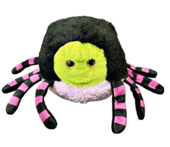 Zooligans Black Spider Plush Halloween Stuffed Animal 5 Inch Pawprints 2015 HTF - £8.29 GBP