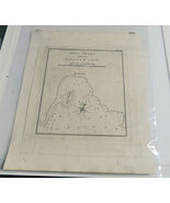 18th Century Dutch Map – Port Praja, St. Jago (Cape Verde) – Cook’s Thir... - $89.00