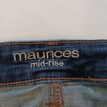 Maurices Mid-Rise Women's Blue Denim Jeans Size 20 Reg Measured 36x31 image 5