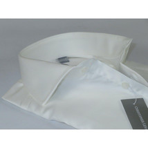 Men's Dress Shirt Christopher Lena 100% Cotton Wrinkle Free C507RSSR Ecru Slim image 3