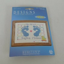 Cross Stitch Kit Baby Feet 3051-18 Designs for the Needle Hometown Janlynn NIP - $9.75