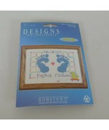 Cross Stitch Kit Baby Feet 3051-18 Designs for the Needle Hometown Janly... - $9.75