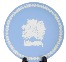 Wedgewood Blue Jasperware 1987 ‘Mother’ Plate - £10.16 GBP