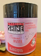 Smooth N Shine Diamond Dazzle Anti-Frizz Glistening Conditioning Gel 6 Oz Heat - £22.70 GBP