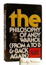 Andy Warhol The Philosophy Of Andy Warhol Signed 1st Edition 2nd Printing - £1,106.69 GBP