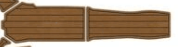 2018 Monterey 258 SS Bow 2 Pads Boat EVA Foam Faux Teak Deck Floor Mat F... - $198.00