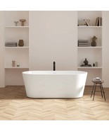 67&quot; Acrylic Freestanding Tub - Modern Soaking Bathtub - $1,177.58 CAD