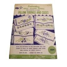 Vintage Embroidery Pattern Transfers VOGART #9004  for Pillowcases and T... - $14.94