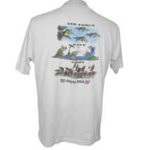 J B  vintage T Shirt Costa Rica Armed Forces funny ant turtle toucan XL ... - $19.79