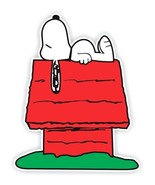 Snoopy Sleeping on House Decal / Sticker Die cut - £3.09 GBP+