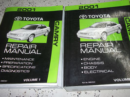 2001 TOYOTA CAMRY Service Shop Repair Workshop Manual Set FACTORY NEW - €221,57 EUR