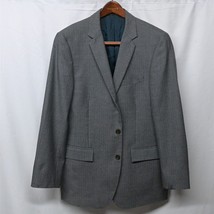 J.CREW Thompson 42L Gray Stripe A9554 2 Button Blazer Jacket Sport Coat - £23.91 GBP