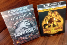 Jurassic World 6 Movie Collection (4K+Blu-ray-No Digital) Slipcover-Free S&amp;H! - £58.57 GBP