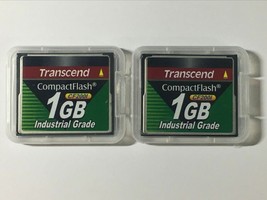 2 pcs New Original Transcend CompactFlash CF200I 1GB Industrial Grade CF... - $37.61