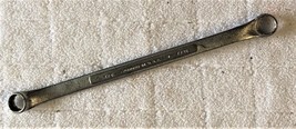 Vintage Craftsman Forged in USA Offset Double Box End Wrench 3/8&quot; X 7/16&quot; - £10.18 GBP