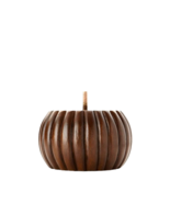 3.5&quot;x 5&quot; Wood Sofa Bun Legs Vintage Carved Furniture Pumpkin Fe - Set of 4 - $35.63