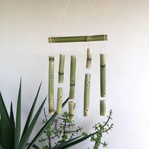 Bamboo wind chimes for outdoors  Summer outdoor decorations - £24.03 GBP