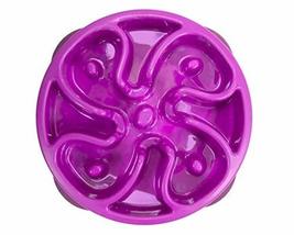 Slow Feeder Dog Bowls Purple Flower Puzzle Maze Design Healthy Eating Pick Size  - £18.07 GBP+