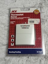 NEW ACE 42351 Mechanical White Thermostat Heating/Cooling 24 Volt  - $12.46