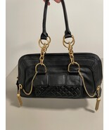 BCBG Max Azria Vintage Pebbled Leather Medium handbag in Black - $80.00