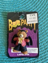 Halloween Vintage 1997 Cvs Boo Party Halloween Lapel Pin #586891 Dracula Bear - £6.18 GBP
