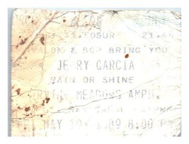 Jerry Garcia Band Concert Ticket Stub May 19 1989 Irvine California - £27.45 GBP