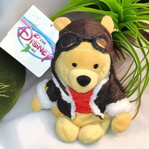 Disney Store - Pilot Pooh - Mini Bean Bag Plush Winnie the Pooh 6” Bombe... - $8.99