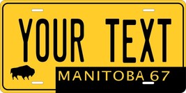 Manitoba 1967 Canada Tag License Plate Personalized Auto Bike Motorcycle Moped  - £8.78 GBP+