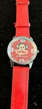 New ladies&#39; Julius the funky monkey bright red quartz fashion wristwatch - £15.48 GBP