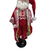 Katherine's Collection Wayne Kleski Santa Claus Doll 33" Stand Original Box image 4