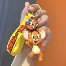 Tom and Jerry Keychains Bag Hanging Charm Jewelry Gift 2-1/2&quot; Tall (USA) - £9.55 GBP