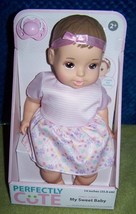 Perfectly Cute My Sweet Baby Doll with Brown Eyes 14&quot;H New - £15.09 GBP