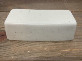 Vintage Mikasa Stone Manor F5800 Butter Dish LID ONLY Speckled 6.25” Wid... - £11.81 GBP