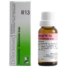 1x Dr Reckeweg Germany R13 Piles Drops 22ml | 1 Pack - £9.46 GBP