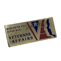 Washington State Veterans Affairs USA Patriotic Enamel Lapel Hat Pin Pinback - £4.44 GBP