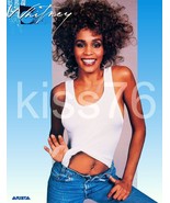 Whitney Houston 23 x 30 1986 Reproduction Record Store Poster - Music Ce... - £35.97 GBP