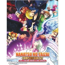 DVD Anime The Seven Deadly Sins Season 1-5 (1-100) +2 OVA +Movie +SP English Dub - £47.71 GBP