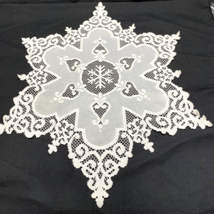 White Doily 13 inches Doilies Vintage Dining Table Wedding - $9.46