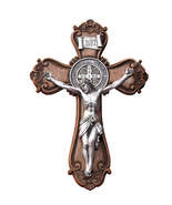 Saint Benedict Ornate 10.25&quot; Crucifix,  New #AB-203 - $1,082.11 MXN