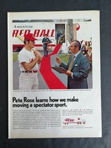 Vintage 1971 Pete Rose Red Ball World Wide Movers Full Page Original Ad - 323 - £5.53 GBP