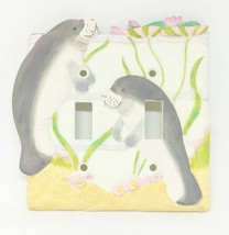 Hand Painted Ceramic Toggle Light Switch Cover (PELICAN) - $15.00+