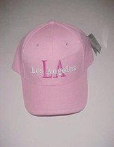 Los Angeles California Decky Collectibles Adult Unisex Pink Cap One Size New - £12.04 GBP