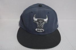 Chicago Bulls New Era 59FIFTY Gray On Gray NBA Windy City fitted size 7 - £11.66 GBP
