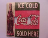 Vintage Coca Cola metal light switch cover Soda Double Toggle - £7.43 GBP