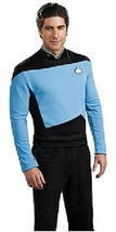 Star Trek The Next Generation TV Blue Science Uniform Deluxe Shirt NEW UNWORN - £40.30 GBP