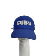 RARE Vintage 90&#39;s CHICAGO CUBS Fitted Hat Wool Leather band American Needle - $441.97 MXN