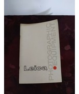 Leica Photographic Equipment Dealer Catalog Vintage 1957 Book Collectible  - £10.08 GBP